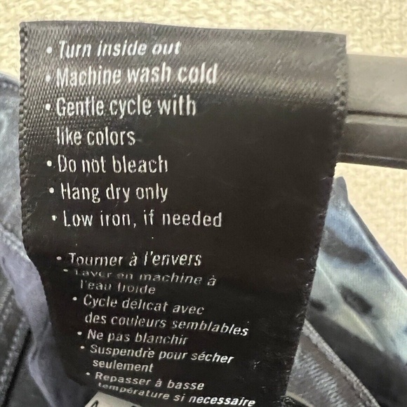 Paige Jeans Transcend Lennox Unique Tie Dye Pattern Whiskering Dark Blue Men 38 - Picture 9 of 14